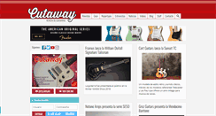 Desktop Screenshot of cutawayguitarmagazine.com
